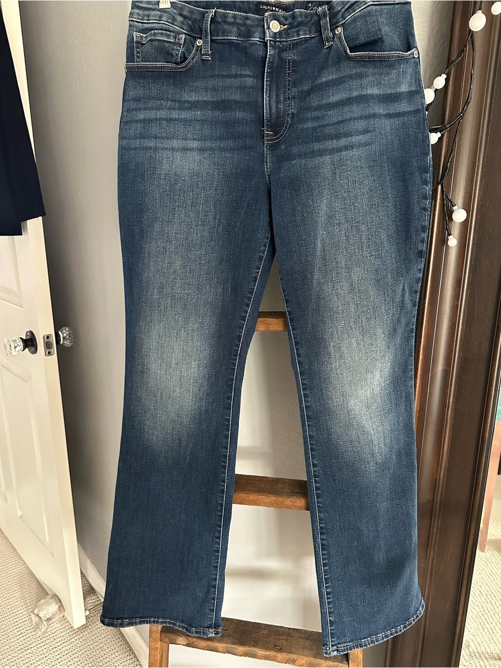 Lucky Brand blue boot cut “Lolita” jeans, size 16